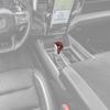 For Dodge Ram 1500 -2026 Red Carbon Fiber Gear Lever Shift Knob Cover Trim2*