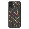 For iPhone 17 Case Flowers and Grass Pattern Printing Straight Edge TPU Phone Back Cover