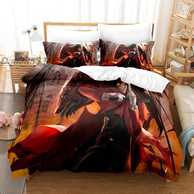 3D-Druck Anime Hellsing Bettwäsche-Set Einzelbett Twin Full Queen King Size Bettset Erwachsener Kind Schlafzimmer Bettbezug-Sets Heimtextilien