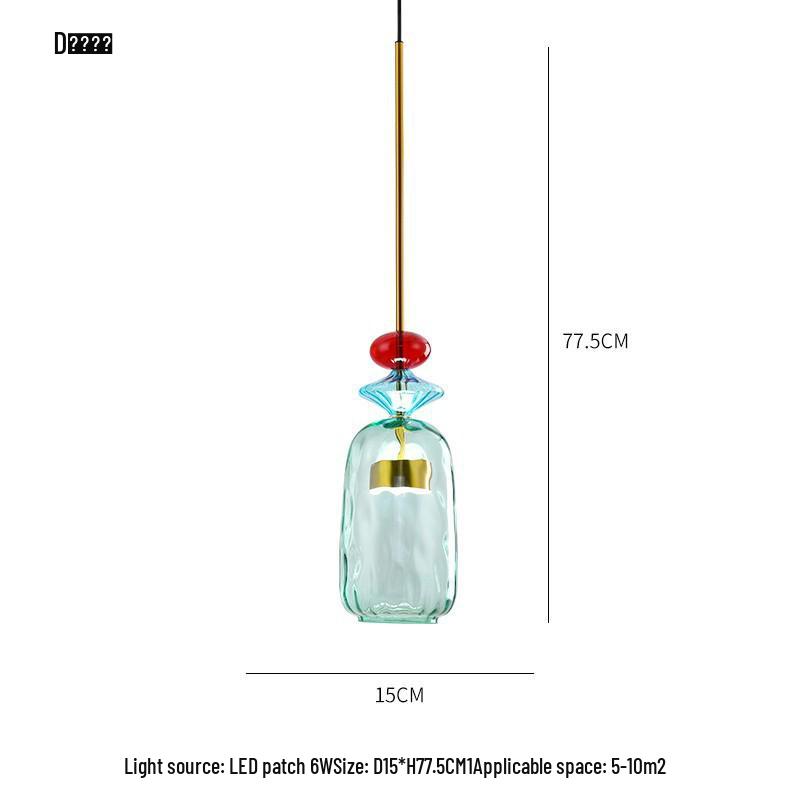 Nordic Minimalist Pendant Light: Elegant Designer Lighting for Restaurant, Bar, Bedroom, Stairwell, or Bedside