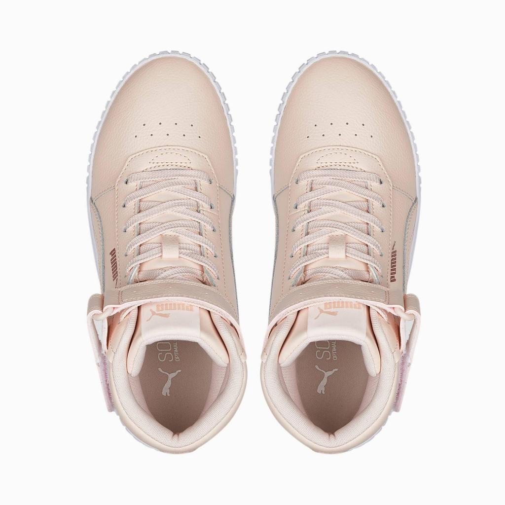 Women's Puma Carina 2.0 Mid High-top Sports Shoes Pink (385851-03)