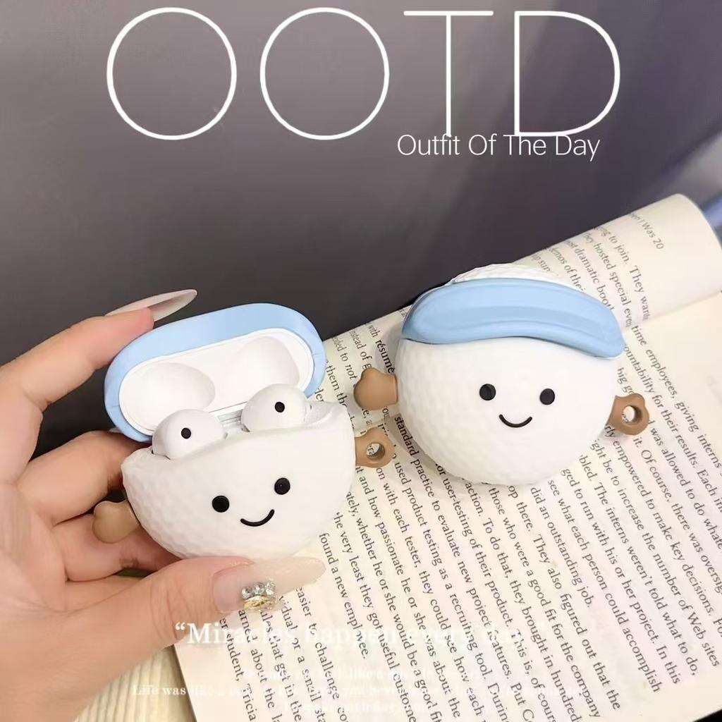 Cute golf AirPods pro1 apple bluetooth headset case 1/1/1 generation cartoon case