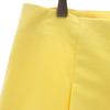 Celine Made In France Midi Length Pleated Skirt 36 Yellow Women Used