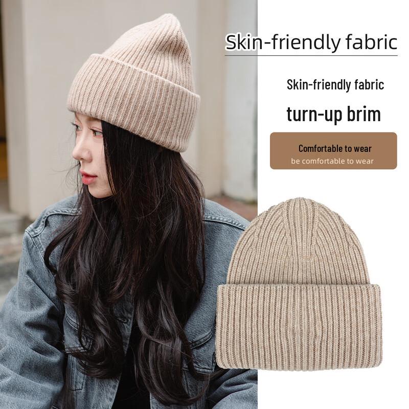 Sherundo Merino Wool Warm Knitted Beanie