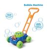 Interactive Bubble Machine For Children Featuring Durable Plastic Construction For Outdoor Play
