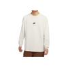 Nike Sportswear Premium Essentials Solid Crew Neck Pullover Long Sleeve T-Shirt Men Tops White DO7391-072