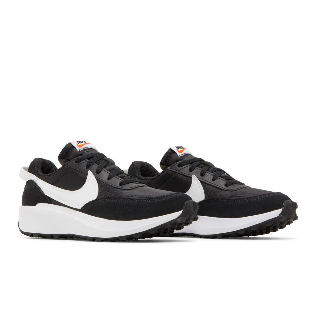 Nike Womens Waffle Debut 'Black White' (women's sizes) Black / Orange / Clear / White Casual Shoes DH9523 002
