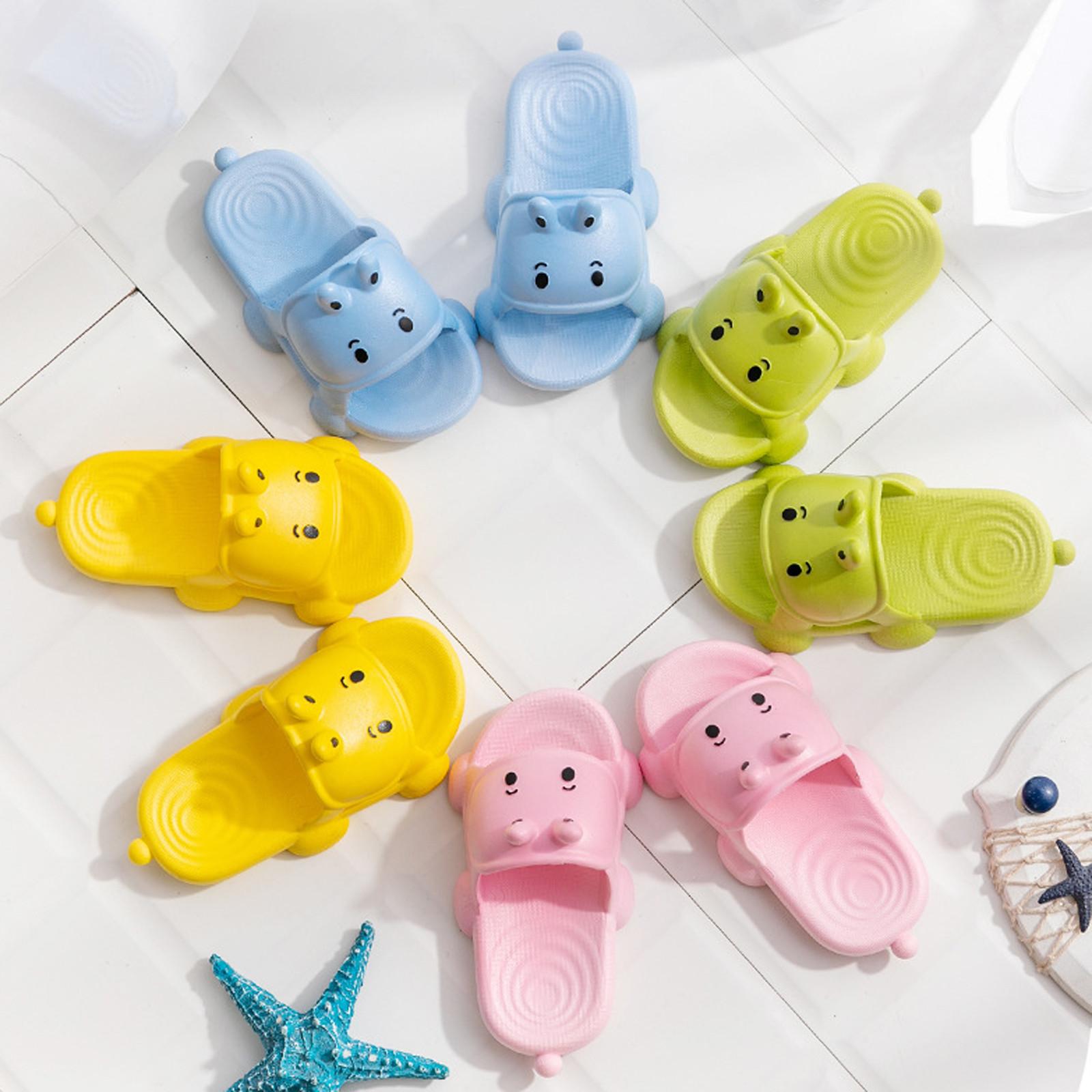 

Летние детские нескользящие тапочки с милыми детскими рисунками для дома и улицы