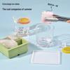 Popular Food-Grade Silicone Four-Grid Ice Cube Tray with Lid for Home Use