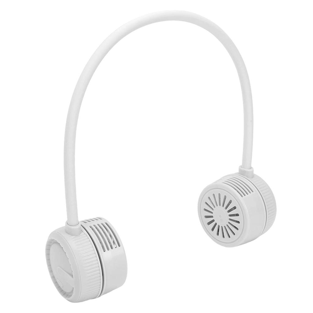 Portable Bladeless Neck Fan 3 Speed   Rechargeable Wearable   Fan for Outdoor   Travel Sports