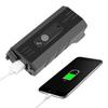 Aluminum Alloy 4T6 High-Brightness USB Rechargeable Bicycle Headlight with Battery Display