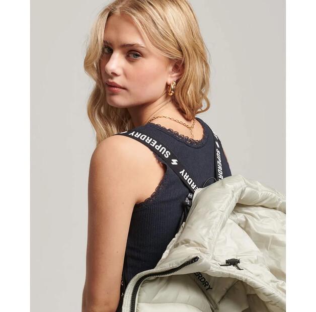 Superdry Code Lwt Crop Sport Padded Jacket