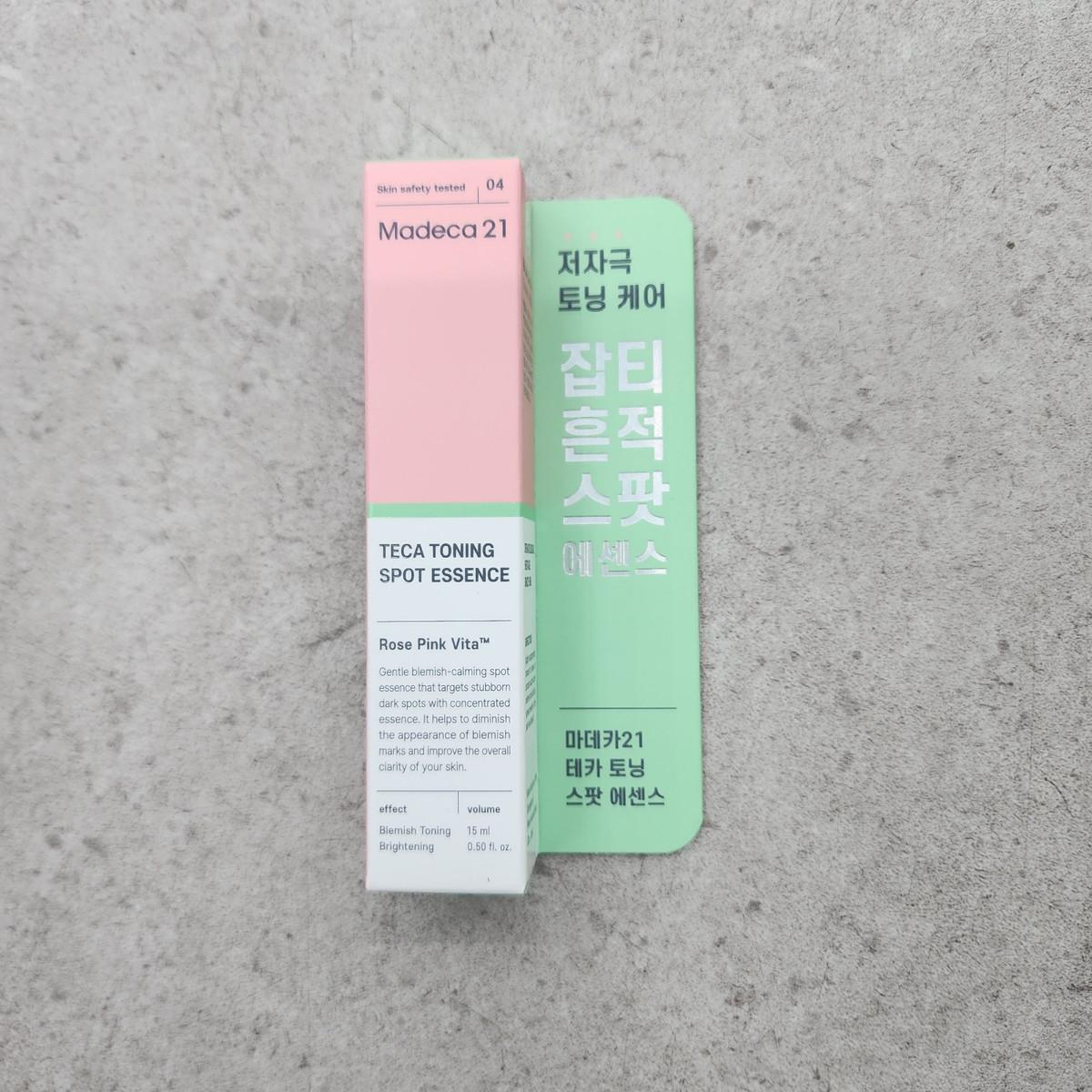 Madeca21 Teca Тонизирующая эссенция для точечного нанесения 15 мл / Уход за проблемной кожей, Питание, Увлажнение, Увлажнение, Корейская косметика, K-beauty