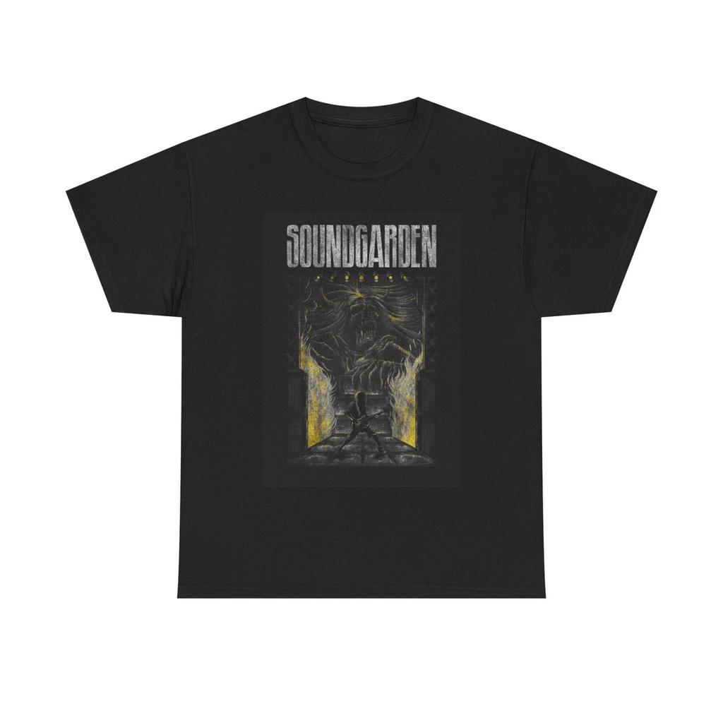 Soundgarden T-shirt Vintage Rock Retro Art Graphic Unisex Heavy Cotton Tee