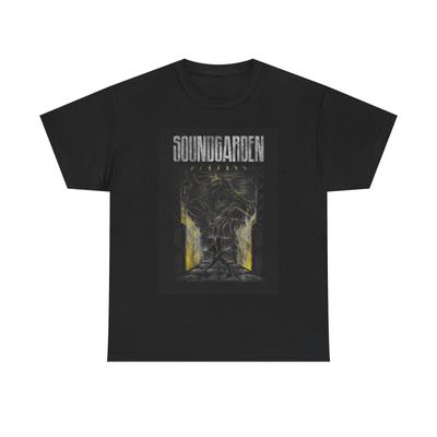 Soundgarden T-shirt Vintage Rock Retro Art Graphic Unisex Heavy Cotton Tee