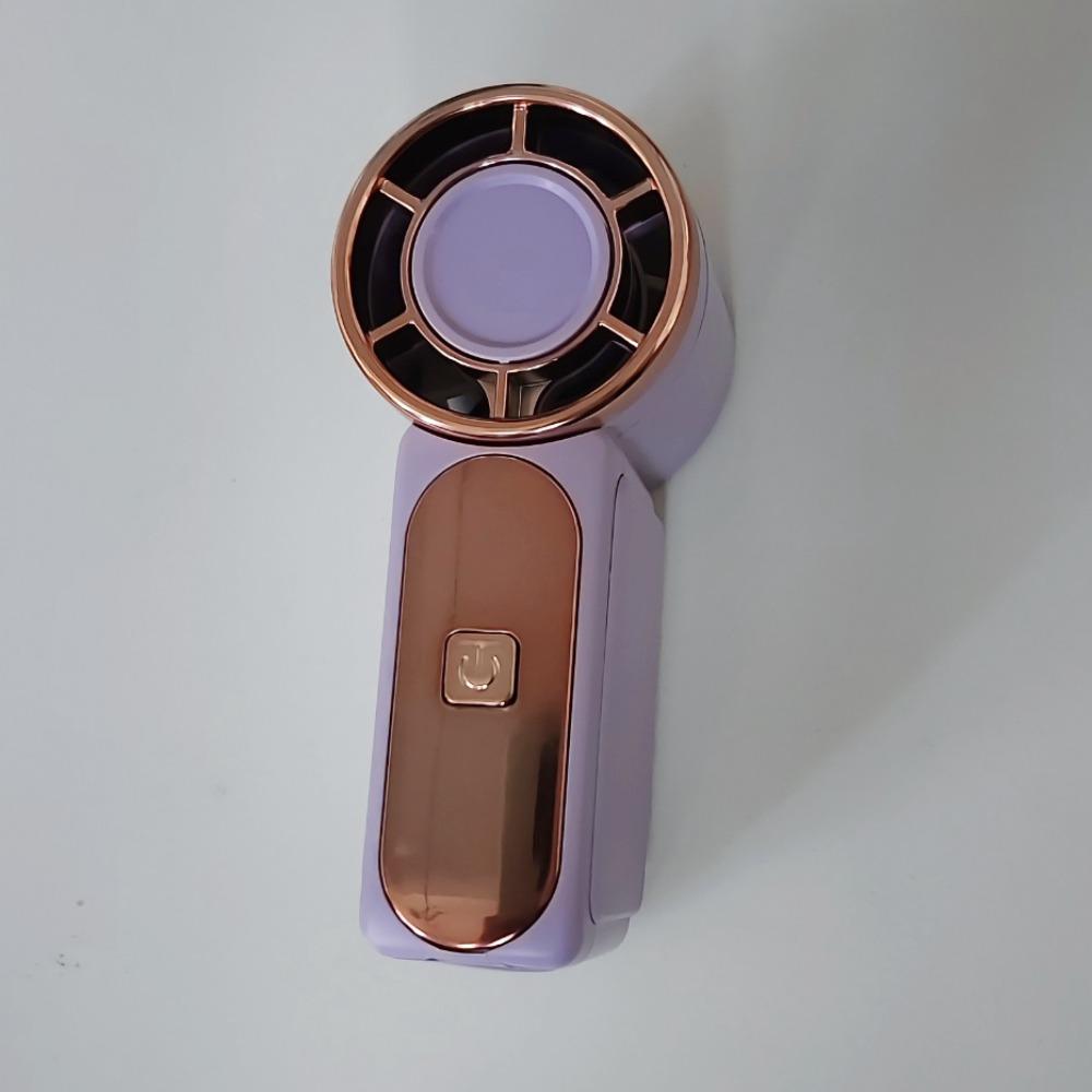 Air Turbo Tech Handheld Turbo Fan 6 Gear Wind USB Rechargeable Fan Mini Portable Fan  Office