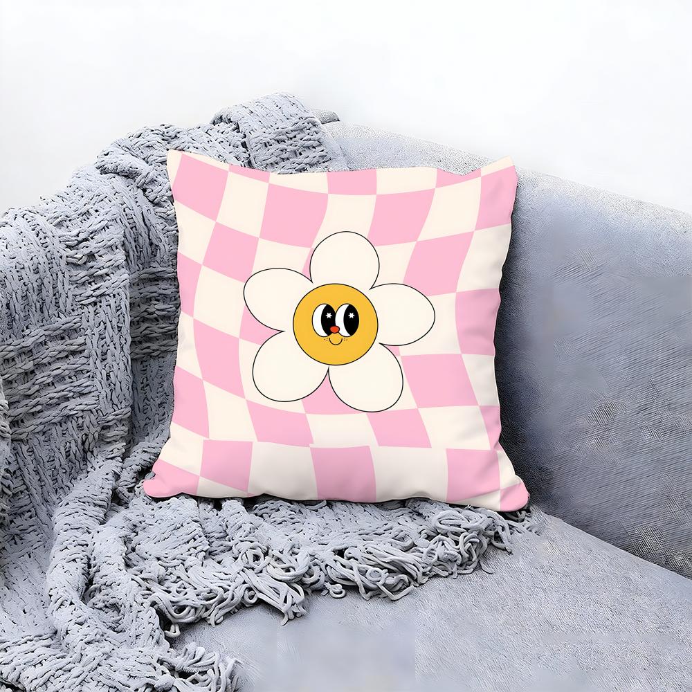 blooming flowers Cushion Cover Premium Comfort Reversible Pillow Cove Two in One Design for Any Room Car Interior