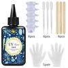 UV Resin Clear, Hard, Upgraded Crystal Clear Epoxy Resin Up Premixed UV Cure Resin For Craft Jewelry Making Resin Craft Casting