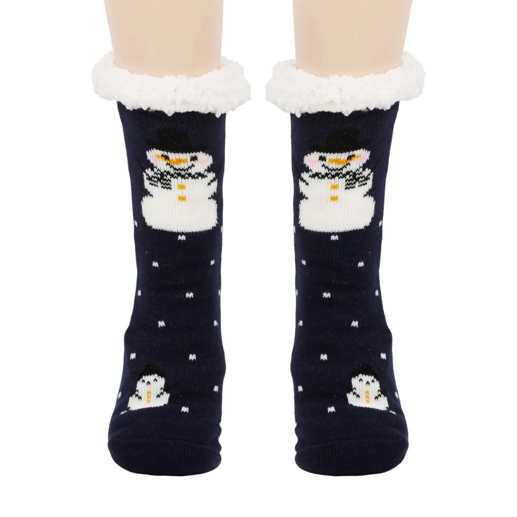 Women's Christmas Socks Floor Socks Snow Boots Thickened Fleece Home Sleep Socks Carpet Sock Covers