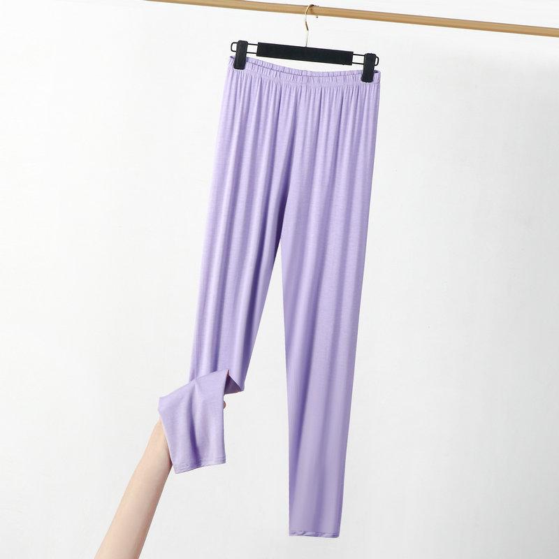 Plus Size High Waist Grey Leggings for Women - Spring/Summer 9/10 Length, Perfect for 200 lbs