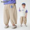 MQDMINI Boys' Summer Breathable Cropped Sports Pants