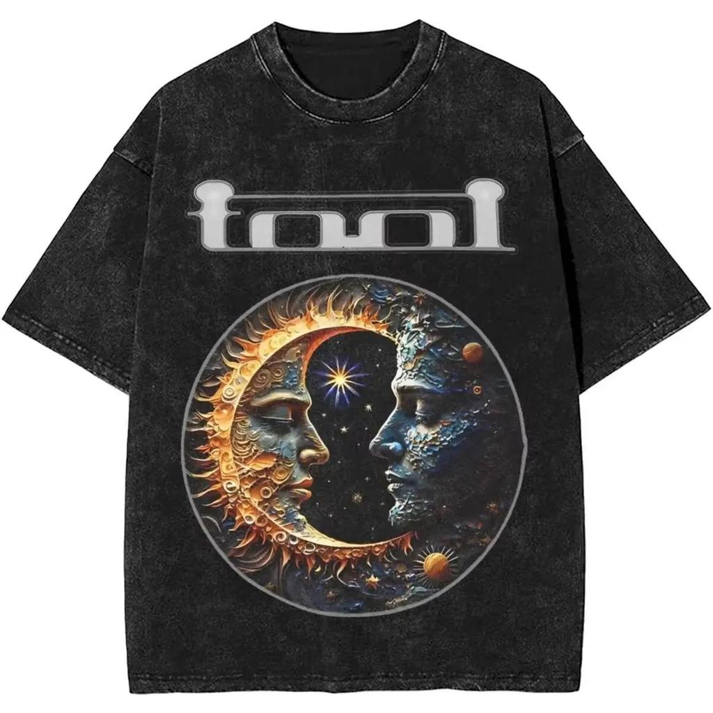 2026 Unisex Oblečení Tričko Pánské Grafická Trička Unisex Rockový Nástroj Kapela Lateralus Heavy Metal Hudba Vintage Prané Kulatý Výstřih Y2k