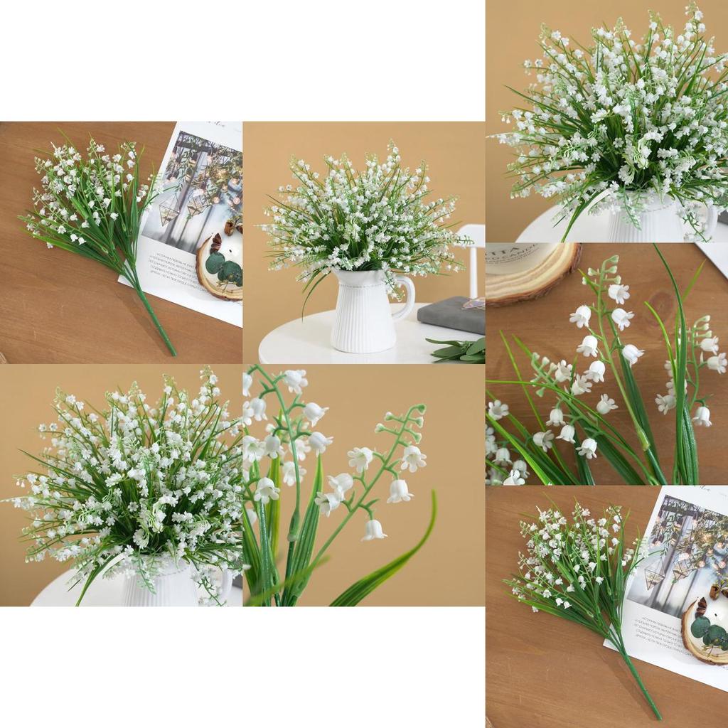 Convallaria Majalis Of The Valley Fake Plant Artificial Flowers For Wedding Decor Gift