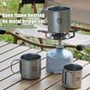 Titanium Steel Coffee Mug Cup With Foldable Handle Outdoor Camping Water Mug Tableware For Hot And Cold Beverages