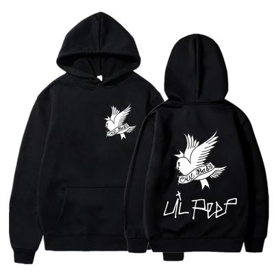 Frühling und Herbst Warmer Hoodie Neu Lil Peep Bedruckt Herren/Damen Lil Love Unisex Hip Hop Grafik Hoodie Outdoor Pullover