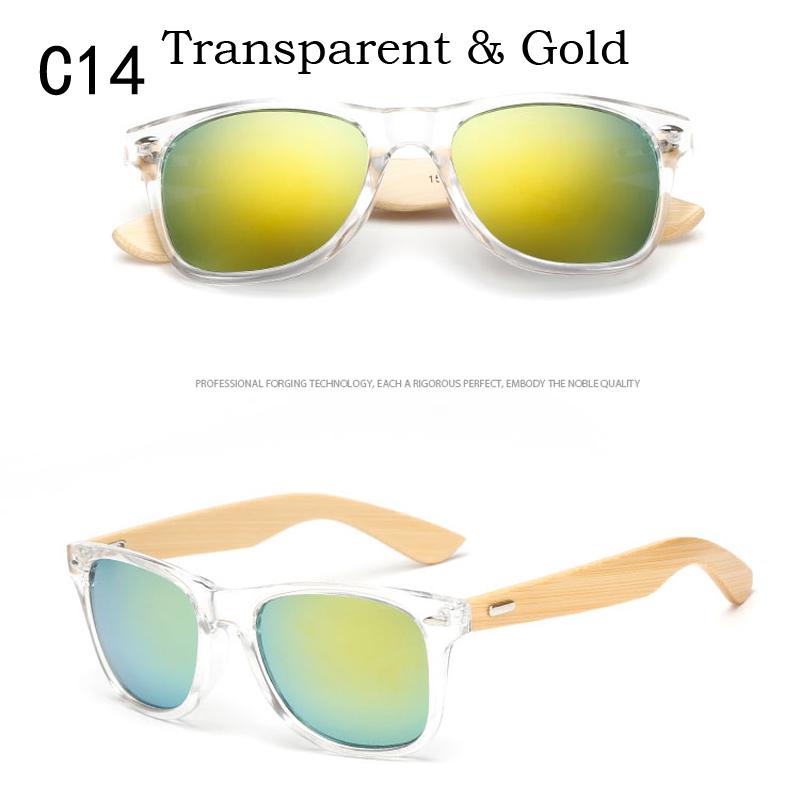 

16 color Bamboo Sunglasses Men Wooden Sunglasses Women Brand Designer Mirror Original Wood Sun Glasses retro de sol masculino