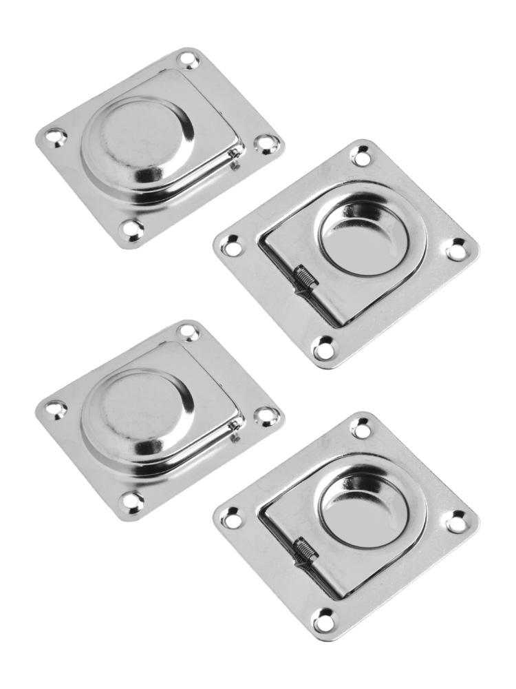 4PCS Marine Grade Stainless Steel D Rings for Boat and Truck Safety