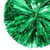2 Pezzi Pompon Cheerleader Metallici Olografici Pompon Cheer con Anello Maniglia per Spirito di Squadra Sportiva Festa Squadra Allenamento Danza