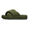 Jordan Sophia Slide Sandales Plates Confortables Semelle Épaisse Caoutchouc Fond Anti-Usure Sandales à Glissière Sandales Femmes Vert DO8863-200