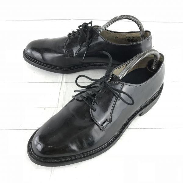 

Compound Leather Service Shoes Plain Toe [27.0/Black] Oil-Resistant Sole