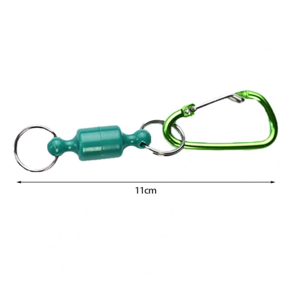 Quick Release Fishing Magnetic Buckle Magnetic Keychain Carabiner Retractor  Attached Nippers