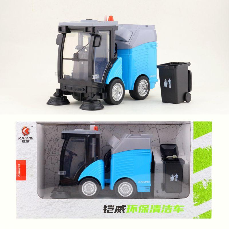 Truck Childrens Garbage Car Model Alloy Toy With Inertia Control Collectors For