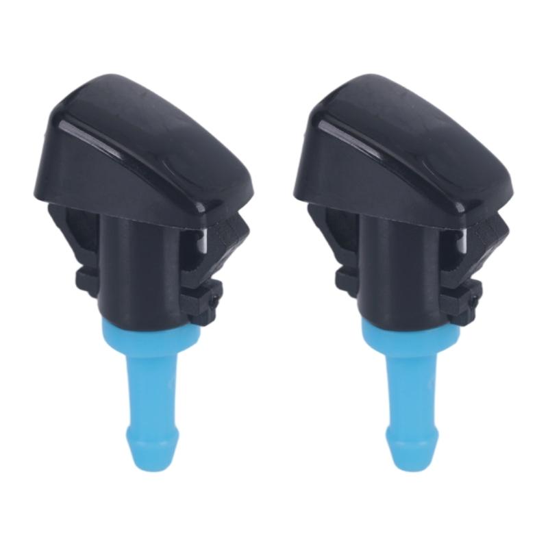 5303834AB Windshield Washer Nozzle Pair, ABS Clip-In Front Nozzle Unit for Vehicle Washer System Care Daily Use