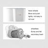 Small Waste Basket Long-lasting And Durable For Every Room Small Bathroom Bin With Lid Bathroom Bins