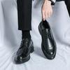 Large Size Leather Shoes 22 Spring and Autumn New Brock Business Dress British Soft-soled Wedding Groom Shoes
