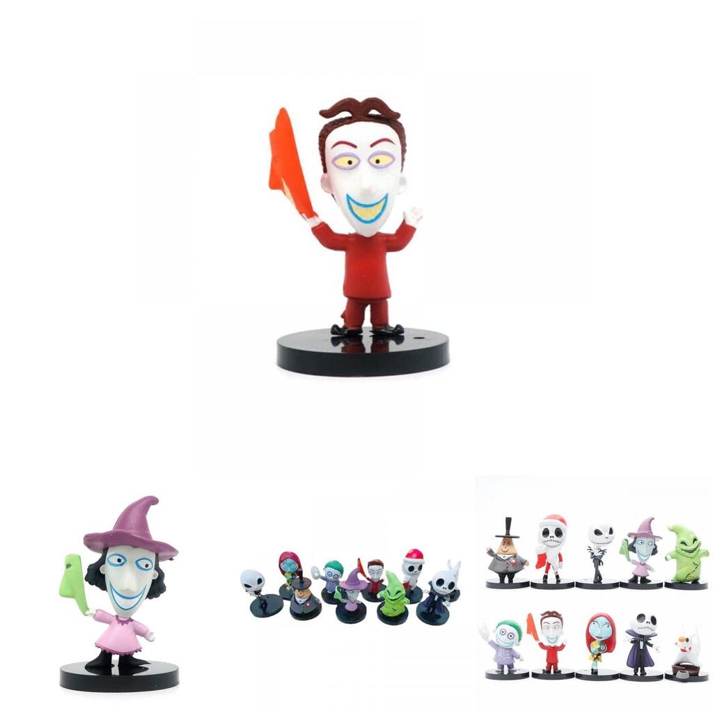 Delightful Jack Skellington Figure Set Featuring Nightmare Before Christmas Character Dolls For Kids And Collectors
