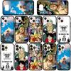 Case for iPhone 17 15 16 Plus Xiaomi Poco X7 X6 F8 F7 C85 C75 Redmi Note 14 12 11 13 Pro Max A4 14C 13C 15C Luffy One Pieces Sanji Roronoa Zoro Coque