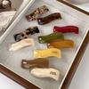 Retro Simple Wavy Acetate Shape Hair Clips Woman Girls Sweet Exquisite HairPins Colorful Barrettes Fashion Hair Accessories New