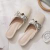 Temperament bag head half slippers women's summer 2025 new lazy one pedal middle heel sandals