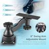 Fish Finder& Chartplotters Mount with 6-inch Swing Arm for 5" To 12" Screens Compatible with Garmin, Humminbird, Lowrance & More