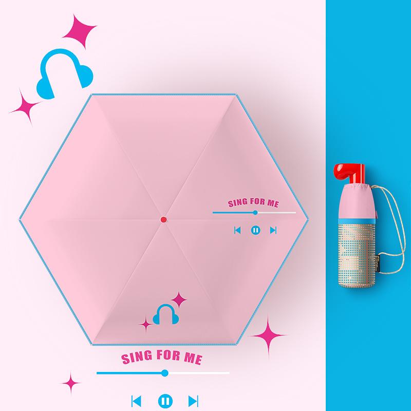 

Виниловый складной зонт Тройной/Пятисложный Защита от УФ-лучей Защита от солнца Защита от дождя Ежедневные поездки Школа Активный отдых Iron&8K