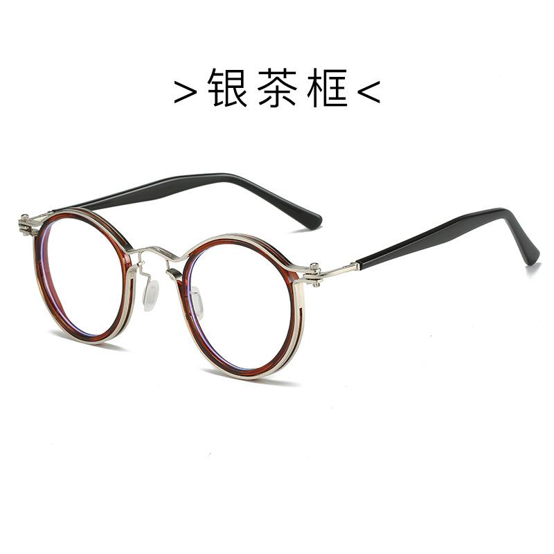2025 New Quality Retro Round Glasses Frame Japanese Handmade Titanium Ultralight Men Eyeglasses Women Eyewear Acetate Fashion