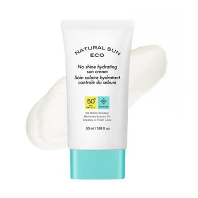 Natürliche Sonnenschutzölkontrolle Feuchtigkeitsspendende Sonnencreme LSF50+ PA+++ 50ml