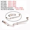 Modified Exhaust Tailpipe for Honda NC700X/S and NC750X/S