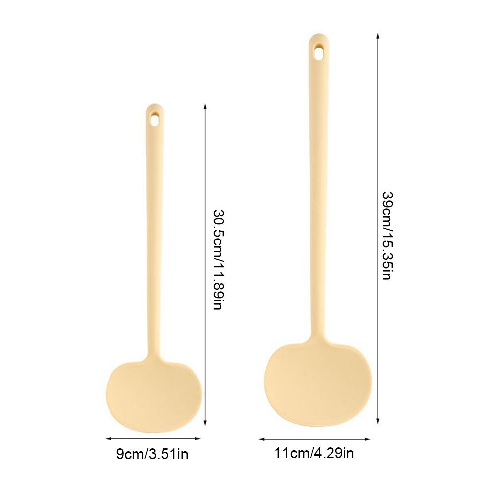 Silicone Spatula Set Non-Stick Spoonula, Slip Resistant comfortable Handle Silicone Kitchen Cooking Utensils Kitchen Gadgets