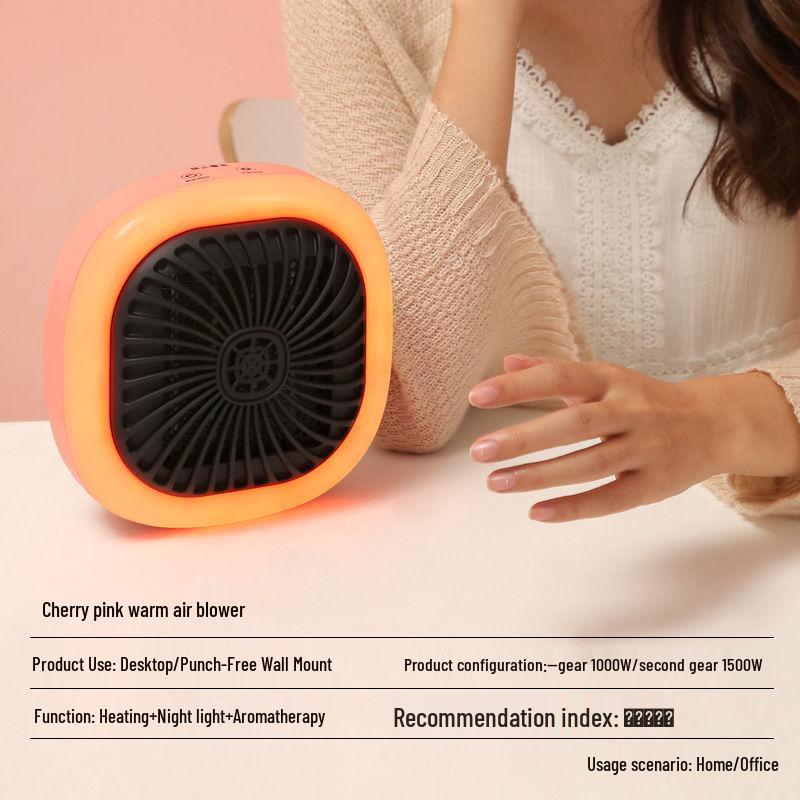Wall-Mounted Energy-Efficient Electric Heater Fan